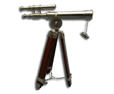 Double Barrel Stand Telescope