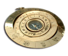 Hanging Globe Ring Compass
