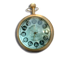 Magnifier Table Clock