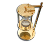 Brass Stand Hanging Sand Glass Timer