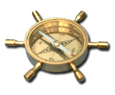 Paper Weight Wheel Compass