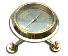 World Time Compass With Stand