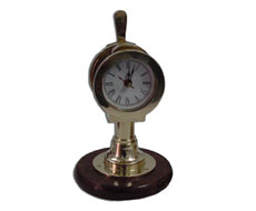 Clock With Wood Stand