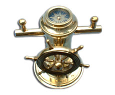 Brass Wheel Compass