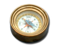 Round Paperweight Compass
