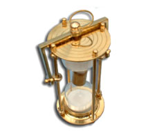 Brass Hanging Sand Glass Timer