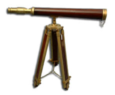 Wood Taper Stand Telescope