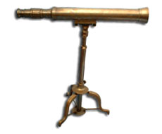 Brass Lodge Stand Telescope