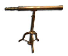 Brass Stand Lodge Telescope