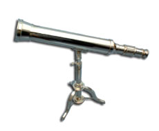 Brass Lodge Stand Telescope