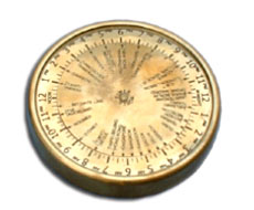 Paperweight World Timer Clock