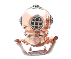 Copper Diving Helmet