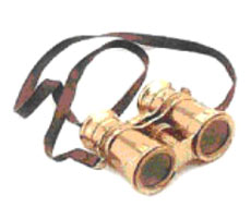 Mini Binoculars with Leather Belt